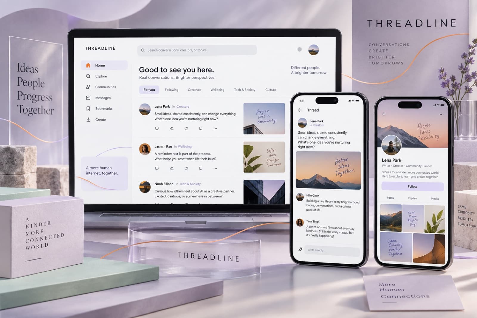 Threadline Social Platform project presentation