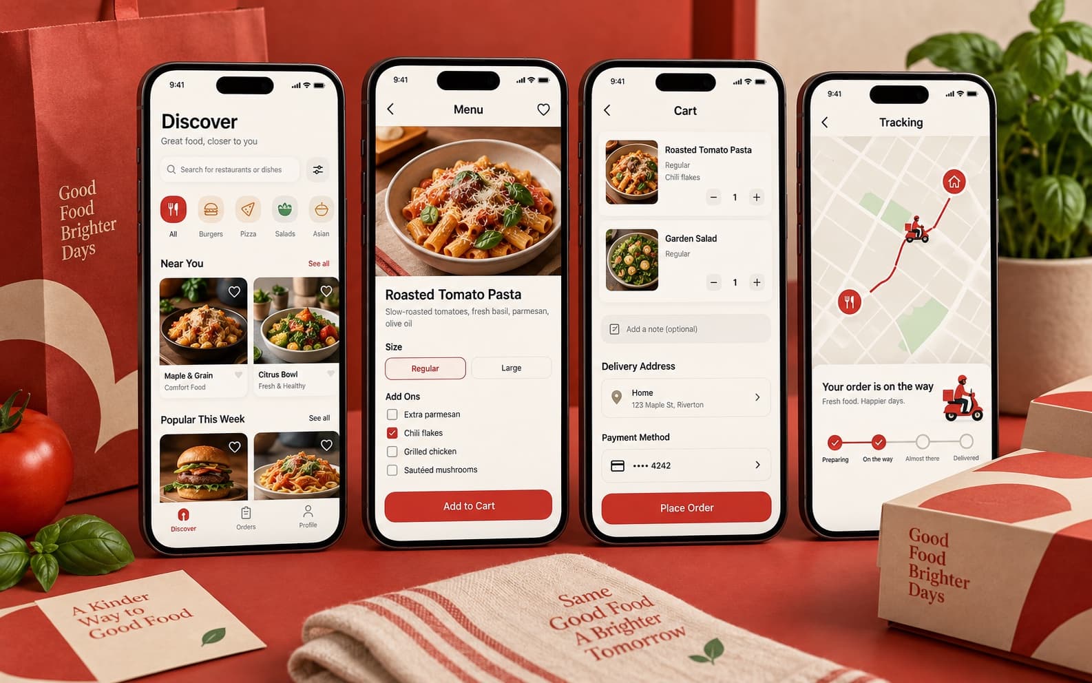 Plate Food Delivery interface view 1